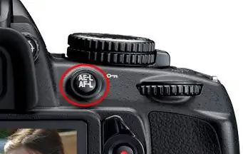 Nikon D3100 AE-L Кнопка AF-L