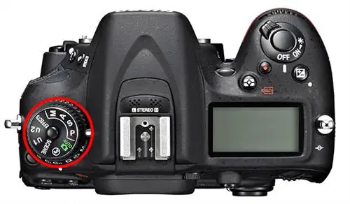 Диск переключения режимов PASM Nikon D7100