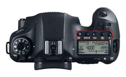 Основные элементы управления Canon 6D
