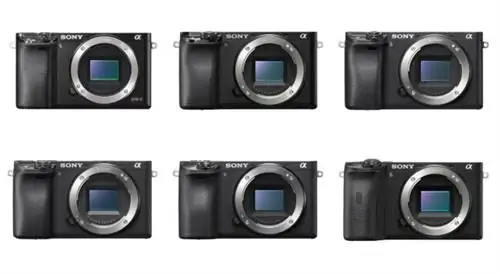 Sony A6000 A6100 A6300 A6400 A6500 A6600 Сравнение