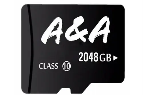 Поддельная карта памяти microSD емкостью 2 ТБ