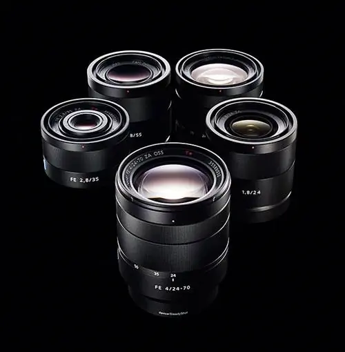 Объективы Sony Zeiss с байонетом E
