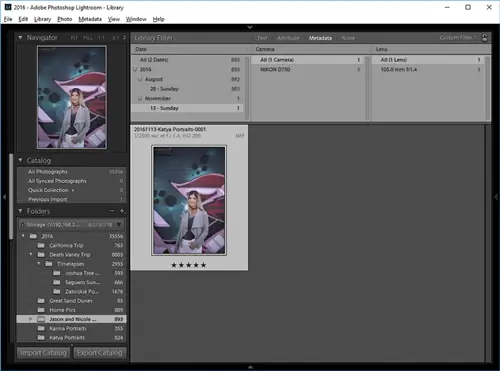 Фильтры Lightroom Идентифицированное изображение