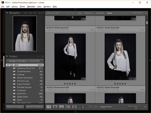 Общий доступ к сети Lightroom