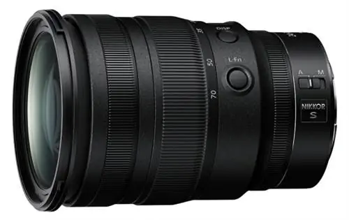 Nikon Z 24-70mm f/2.8 S Пользовательские кнопки Fn