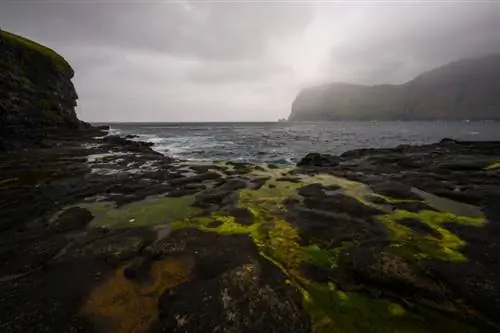 Облачная погода на Фарерских островах, Калсой