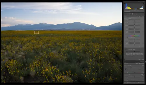 Нажмите и перетащите маску цветового диапазона, чтобы выбрать цвета.