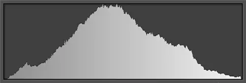 Пример центрированной гистограммы