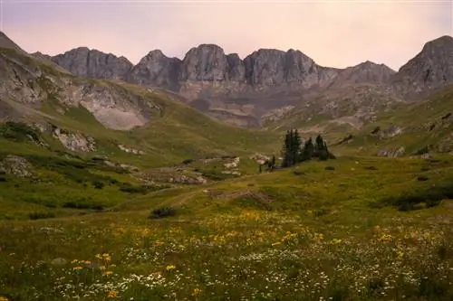 Пример пейзажной фотографии на закате на Canon RF 50mm f1.8