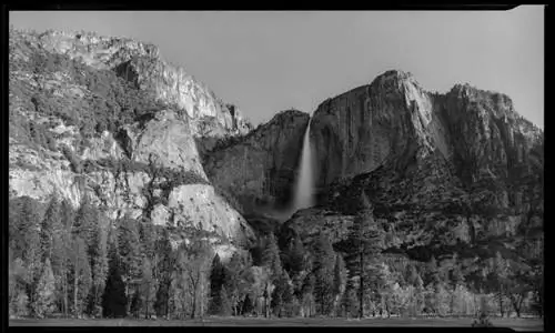 Nikkor Q 450mm f9 Пример изображения Yosemite Fall