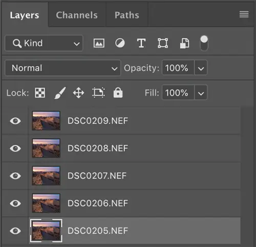 Редактирование Photoshop как слои