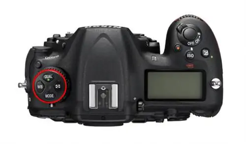 Nikon D500: верхние элементы управления
