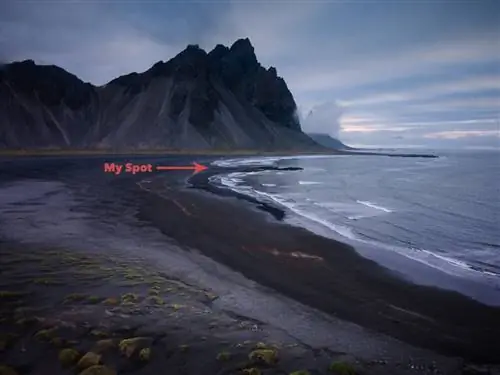 Мое место в Stokksnes Vestrahorn