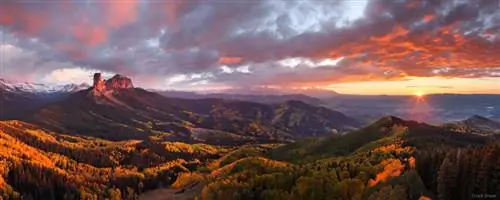 Симаррон Закат Панорама