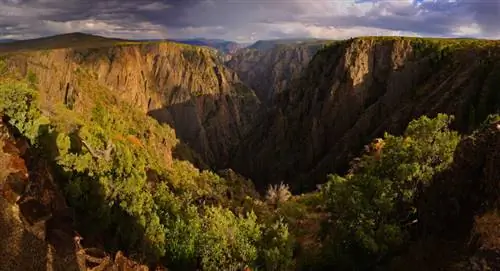 Панорама Черного каньона