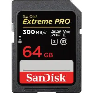 SanDisk 64 ГБ Extreme PRO UHS-II SDXC