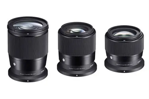 Sigma 16mm f1.4, 30mm f1.4 и 56mm f1.4 для Nikon Z