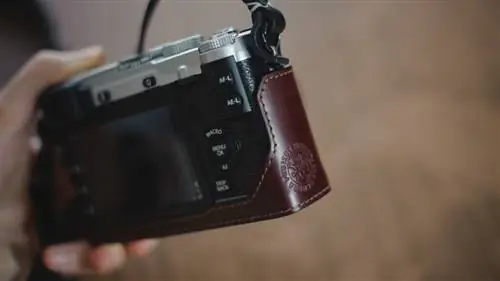 Кожаный получехол Gariz для Fujifilm X-E1-5