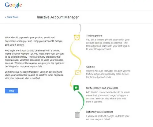 Менеджер аккаунта Google