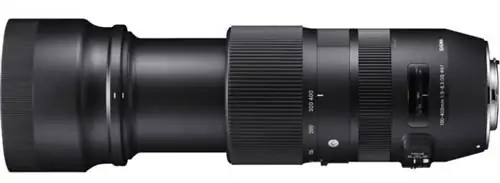 Sigma 100-400mm Contemporary с блендой