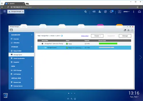 Менеджер хранения QNAP 10