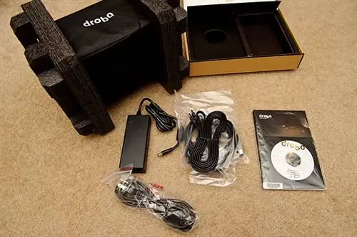 Содержимое упаковки Drobo S