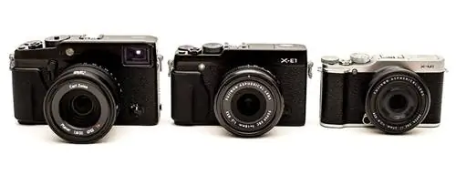 Fuji X-Pro1 против X-E1 против X-M1
