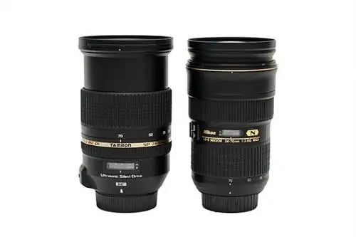 Tamron 24-70 мм против Nikon 24-70 мм на 70 мм