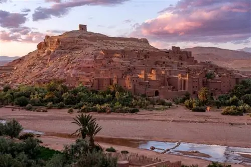 Айт-Бен-Хадду на закате