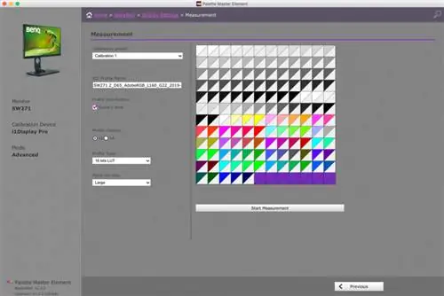 Мастер измерений палитры