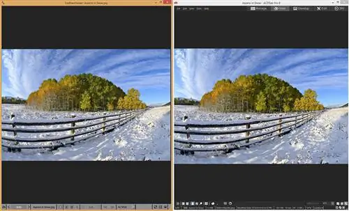 FastRawViewer против ACDSee Pro после управления цветом