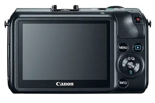 Canon EOS M сзади