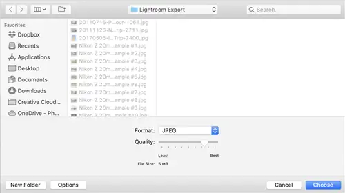 Предварительный просмотр macOS Конвертировать HEIC в JPEG