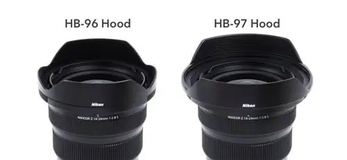 Сравнение бленды объектива Nikon Z 14-24mm f2.8 HB-96 HB-97 Сравнение бленды объектива Nikon Z 14-24mm f2.8 HB-96 HB-97