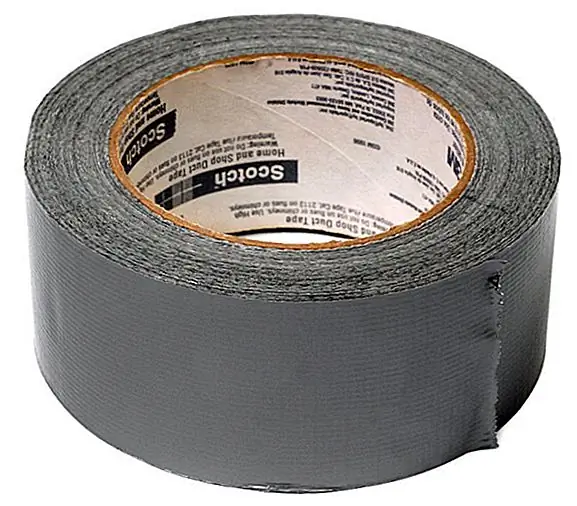 Канальная лента была первоначально названа лентой «Duck» и появилась в зеленом, а не в серебряном