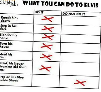 Элвис был блондин