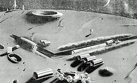 В то время США пытались построить массовую военную базу на Луне, чтобы сохранить коммунистов