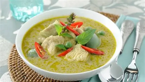 Зеленый карри