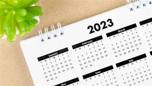 Рабочий календарь 2023