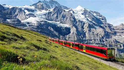 Самая высокая железнодорожная станция в Европе находится в Юнгфрауйохе