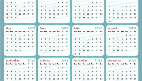Календарь 2023 года