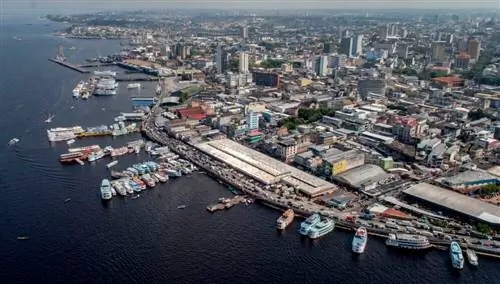 Порт Манауса. Бразилия