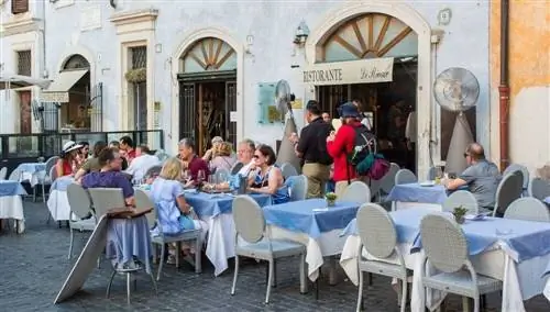 Ресторан в Италии