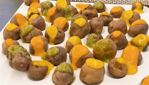 Морщинистый картофель
