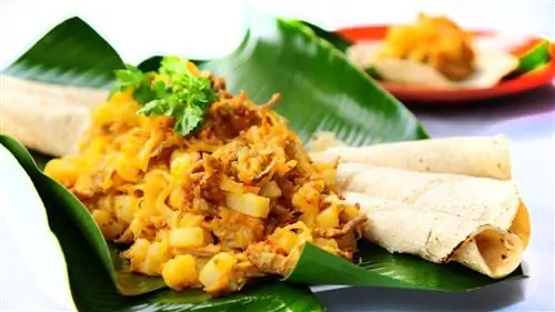 Пикадилло с картофелем и мясом, типичное коста-риканское блюдо.