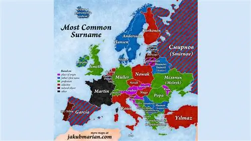 Знаете ли вы значение самых распространенных фамилий в Европе?