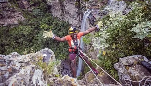 Качели в ущелье Ориби