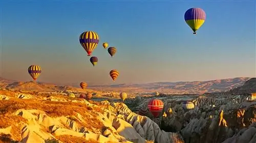 Лучшие места для полета на воздушном шаре