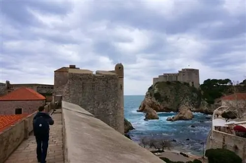 прогулка по стенам Дубровника, Хорватия