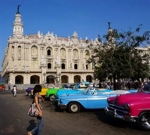классические автомобили Гавана Куба